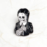 Punk style Dark series skeleton Denim Enamel pins SEE YOU IN HELL Cool Rock Badges Brooches Gifts for Friends Jewelry wholesale