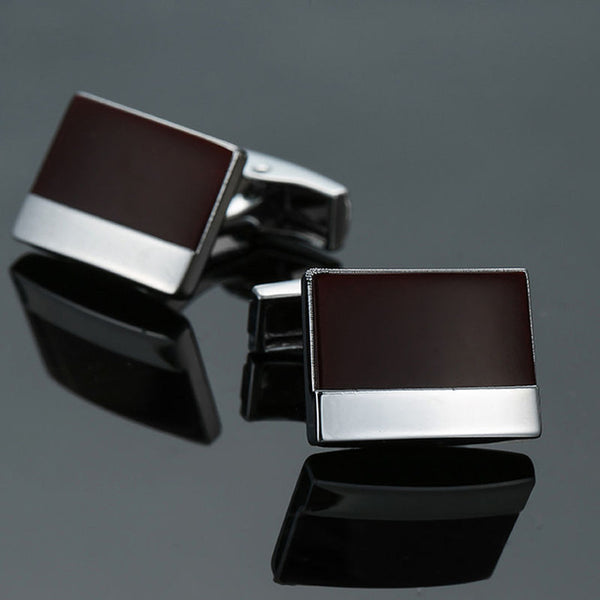 Quality enamel baking paint, men's French shirt cufflinks wholesale custom made cuff top grade business shirt cufflinks.