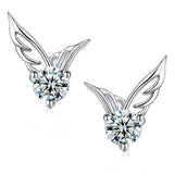 SHUANGR Brand crystal earrings Gold Color Pink Green Black Dangles Earrings women Blue CZ Zircon brincos boucle d'oreille