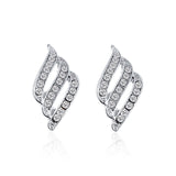 SHUANGR Brand crystal earrings Gold Color Pink Green Black Dangles Earrings women Blue CZ Zircon brincos boucle d'oreille