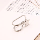 SHUANGR Vintage Leaf Clip On Earrings No Pierced Ear Cuff Pendientes De Clip Women Earrings Ear Jacket Wrap Earcuff Brincos