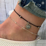 Sea Turtle Starfish Beach Shell leg Anklet ankle anklets Bracelet For Women boho barefoot sandals Bracelets fashion jewelry