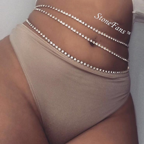 Sequins Belly Waist Chain Body Jewelry