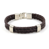 Straightly Han Edition Fashion Woven Leather Bracelet Simple Man Leather Bracelet Undertakes Accessories Wholesale