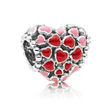 Suplush Bead Charm with Authentic 100% 925 Sterling Silver Fit Pandora Original Charms Bracelet Women DIY Jewelry Macking Gift