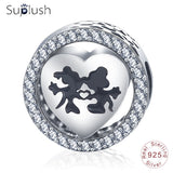 Suplush Bead Charm with Authentic 100% 925 Sterling Silver Fit Pandora Original Charms Bracelet Women DIY Jewelry Macking Gift