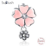 Suplush Bead Charm with Authentic 100% 925 Sterling Silver Fit Pandora Original Charms Bracelet Women DIY Jewelry Macking Gift