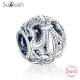 Suplush Bead Charm with Authentic 100% 925 Sterling Silver Fit Pandora Original Charms Bracelet Women DIY Jewelry Macking Gift