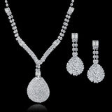 TOUCHEART Wedding Jewellery Set Crystal Bridal Jewelry Sets For Women Long Tassel Statement Necklace/Earrings Set SET150011