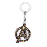The Avengers Pendant Keychains Letter