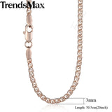 Trendsmax 12 Zodiac Sign Constellations Pendants Necklaces For Women Men 585 Rose Gold Male Jewelry Fashion Birthday Gifts GPM16