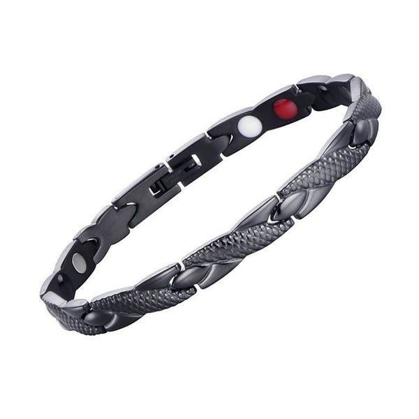 Twisted Dragon pattern Healthy Magnetic Magnet Bracelet for Women Power Therapy Magnets Bracelets Bangles for Women Men