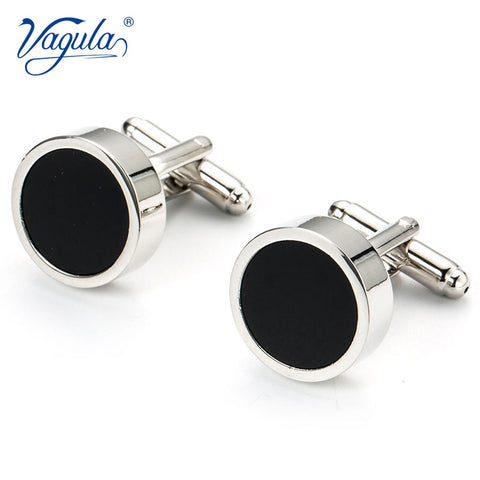 VAGULA Gemelos Classic Silver-color Copper Men's Cufflink Luxury gift Party Wedding Suit Shirt Buttons Cuff links 10122