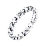 WOSTU Hot Sale 925 Sterling Silver 9 Styles Stackable Party Finger Ring For Women Original Fine Jewelry Gift FB7151