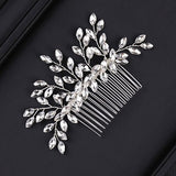 Wedding Rhinestone Hair Comb Bride Head Ornaments Wedding Hair Combs Hair Accessories Bridal Rhinestone Women's Jewelry