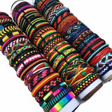 Wholesale 10PCS/lot (Random 10pcs ) Mix Styles Braided Bracelets Or 6pcs Leather Bracelets For Men Wrap Bangle Party Gifts  MX5