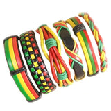 Wholesale 10PCS/lot (Random 10pcs ) Mix Styles Braided Bracelets Or 6pcs Leather Bracelets For Men Wrap Bangle Party Gifts  MX5