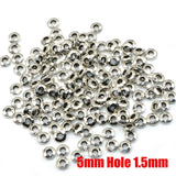 Wholesale Price 100pcs/lot Flower Metal Zinc Alloy Spacer beads For Silver Plated Loose Bead DIY Jewelry Bracelet Making