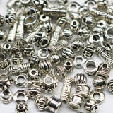 Wholesale Price 100pcs/lot Flower Metal Zinc Alloy Spacer beads For Silver Plated Loose Bead DIY Jewelry Bracelet Making