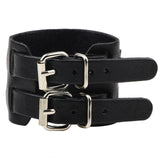 Wide Genuine Leather Cuff Wrap Bracelets Punk Rock Vintage Men's Bangles Leather Bracelet For Men Women Jewelry Accessories