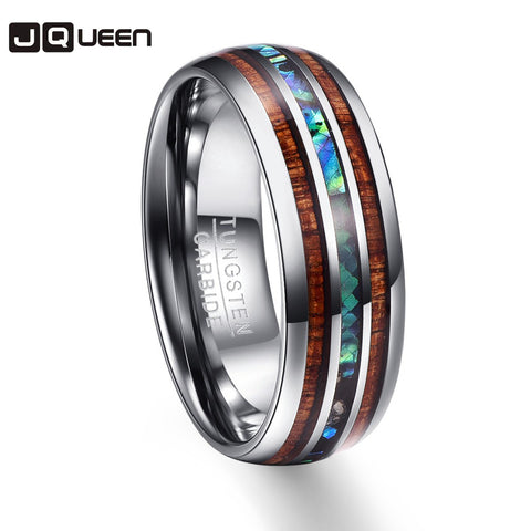 Wood Grain Polishing Men Rings Middle 100% Tungsten Carbide Wedding Bands Multi-size Anillos para hombres Pierscienie