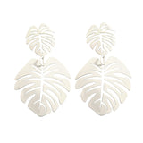 X&P New Korean Heart Statement Drop Earrings 2019 for Women Fashion Vintage Geometric Acrylic Dangle Hanging Earring Jewelry