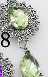 YWXINXI Fashion New Hot 1Pcs/Lot Flatback Brooches 28*56mm Alloy Accessories Diy jewelry Rhinestones Decoration 11Color