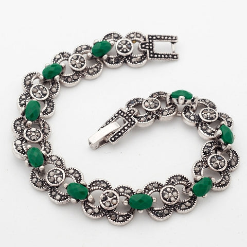 Ethnic Jewelry Silver Color Bracelets