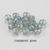 buy 1 and get 1 free 4mm colorful crystal beads charms glass loose beads round jewelry beads for jewelry making DIY total 300PCS