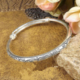 Vintage Retro Silver Bangles