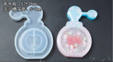 new Perfume bottle watermelon strawberry ice cream Water Injection Hollow quicksand molds for DIY Jewelry Making resin molds
