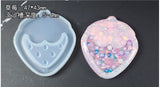 new Perfume bottle watermelon strawberry ice cream Water Injection Hollow quicksand molds for DIY Jewelry Making resin molds