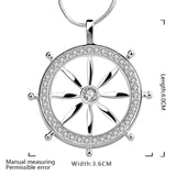 silver color  necklace jewelry women wedding fashion Cross CZ crystal Zircon stone pendant necklace  Christmas gift n296Choker Necklaces